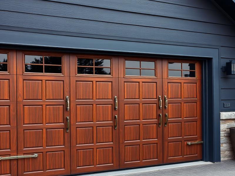 Beautiful carriage-style garage door installation in Hillsboro